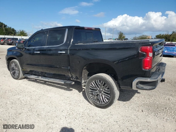 2019 Chevrolet Silverado 1500 LTZ with VIN 3GCPWEED3KG220186, listed as a Copart auction lot 76463334 with 62,659 mi miles and Non Repairable. Bid and sale history available at carsss.com. Image 2.