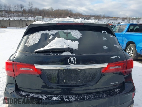 2017 Acura MDX with VIN 5FRYD4H32HB024499, listed as a IAAI auction lot 41531769 with 131,294 mi miles. Bid and sale history available at carsss.com. Image 16.