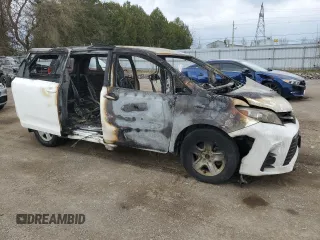 2018 Toyota Sienna LE с VIN 5TDJZ3DCXJS206893, выставлен на аукционе Copart как лот 54091505 с пробегом Не указан миль и На запчасти • Non repairable. История ставок и продаж доступна на DreamBid. Изображение 4.