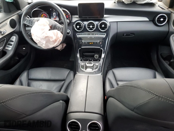 2018 Mercedes-Benz C 300 with VIN 55SWF4JB6JU251221, listed as a Copart auction lot 53234015 with 47,257 mi miles and Salvage title. Bid and sale history available at DreamBid. Image 8.