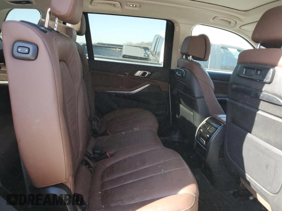 2022 BMW X7 xDrive40i with VIN 5UXCW2C05N9K20349, listed as a Copart auction lot 48778145 with 53,626 mi miles and Salvage Title. Bid and sale history available at carsss.com. Image 11.
