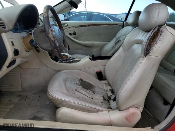 2005 Mercedes-Benz CLK-Class 5.0L with VIN WDBTJ75J55F144361, listed as a Copart auction lot 79212474 with 191,509 mi miles and Clean Title. Bid and sale history available at carsss.com. Image 7.