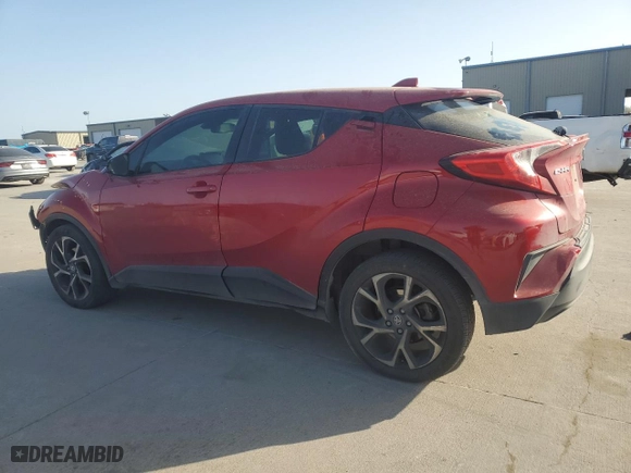 2020 Toyota C-HR LE with VIN JTNKHMBX7L1090051, listed as a Copart auction lot 50170345 with 163,821 mi miles and Salvage Title. Bid and sale history available at carsss.com. Image 2.