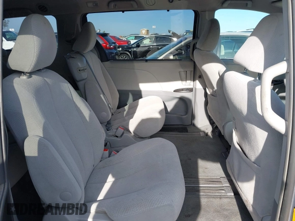 2012 Toyota Sienna LE AAS with VIN 5TDKK3DC6CS232922, listed as a IAAI auction lot 41913060 with 78,709 mi miles and . Bid and sale history available at DreamBid. Image 8.