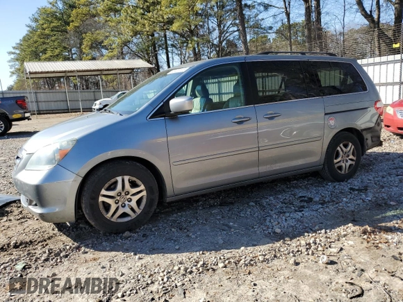 2006 Honda Odyssey EX-L with VIN 5FNRL38796B049113, listed as a Copart auction lot 43430515 with 288,321 mi miles and Salvage Title. Bid and sale history available at carsss.com. Image 1.