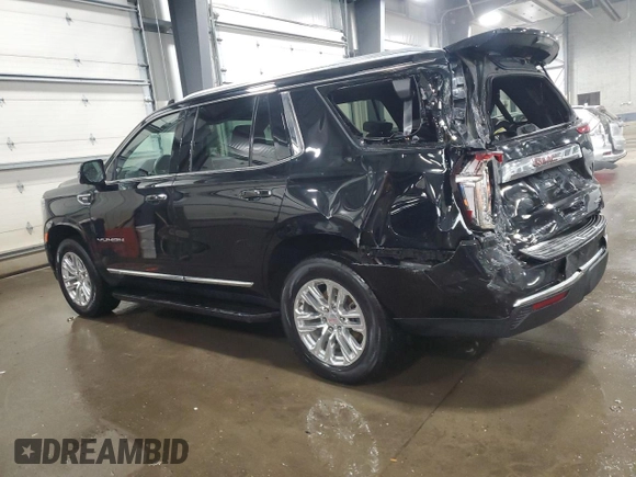 2021 GMC Yukon SLT with VIN 1GKS2BKD1MR454343, listed as a Copart auction lot 86071724 with 47,199 mi miles and Salvage Title. Bid and sale history available at carsss.com. Image 2.