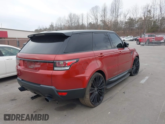2014 Land Rover Range Rover Sport Supercharged z VIN SALWR2EF1EA315375, wystawiony jako IAAI lot #41682929 z przebiegiem 138 507 mil mil oraz . Historia ofert i sprzedaży dostępna na DreamBid. Obrazek 4.