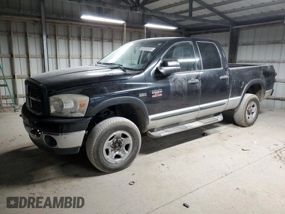 2007 Dodge Ram 2500 SLT with VIN 1D7KS28D27J506512, listed as a Copart auction lot 79752604 with 241,563 mi miles and Salvage Title. Bid and sale history available at carsss.com. Image 1.