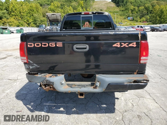 1998 Dodge Dakota SLT with VIN 1B7GG22Y6WS744109, listed as a Copart auction lot 71273154 with 155,566 mi miles and Salvage Title. Bid and sale history available at carsss.com. Image 6.