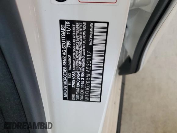 2020 Mercedes-Benz S 65 AMG with VIN W1KUG7KB5LA530117, listed as a Copart auction lot 52976995 with 11,363 mi miles and Non repairable. Bid and sale history available at DreamBid. Image 13.