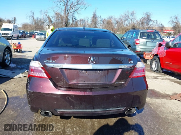 2011 Acura RL Technology with VIN JH4KB2F62BC000463, listed as a IAAI auction lot 41573978 with 172,755 mi miles and . Bid and sale history available at DreamBid. Image 16.