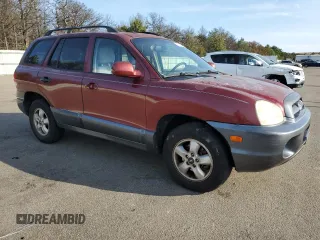 2005 Hyundai Santa Fe GLS with VIN KM8SC13E05U900292, listed as a Copart auction lot 72005604 with 121,849 mi miles and Salvage Title. Bid and sale history available at carsss.com. Image 4.