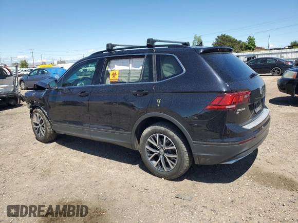 2019 Volkswagen Tiguan SE z VIN 3VV2B7AX5KM201272, wystawiony jako Copart lot #58032315 z przebiegiem Nie podano mil oraz Szkoda całkowita • Salvage title. Historia ofert i sprzedaży dostępna na DreamBid. Obrazek 2.