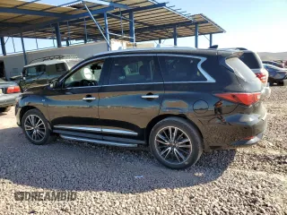2017 Infiniti QX60 with VIN 5N1DL0MN6HC529148, listed as a Copart auction lot 45733505 with 105,000 mi miles and Salvage Title. Bid and sale history available at DreamBid. Image 2.