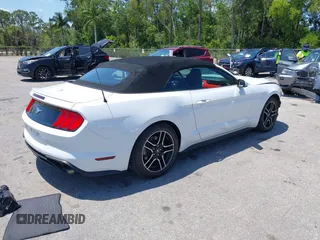 2018 Ford Mustang EcoBoost Premium with VIN 1FATP8UHXJ5138839, listed as a IAAI auction lot 42139484 with 83,449 mi miles and . Bid and sale history available at DreamBid. Image 4.
