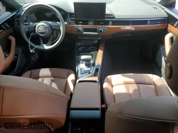 2022 Audi A5 Sportback Premium Plus with VIN WAUCBCF58NA034892, listed as a Copart auction lot 47989574 with 44,537 mi miles and . Bid and sale history available at DreamBid. Image 8.