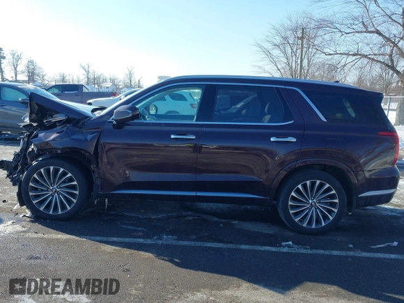 2023 Hyundai Palisade Calligraphy z VIN KM8R7DGE8PU534745, wystawiony jako IAAI lot #41387513 z przebiegiem 36 036 mil mil oraz . Historia ofert i sprzedaży dostępna na DreamBid. Obrazek 14.