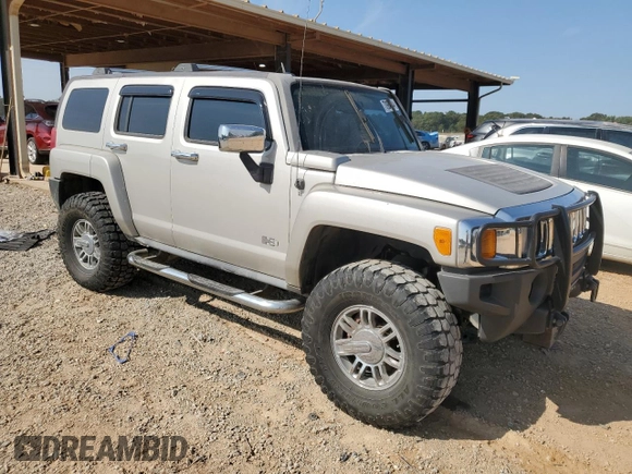 2007 Hummer H3 SUV with VIN 5GTDN13E878110976, listed as a Copart auction lot 70984544 with 195,172 mi miles and Salvage Title. Bid and sale history available at carsss.com. Image 4.