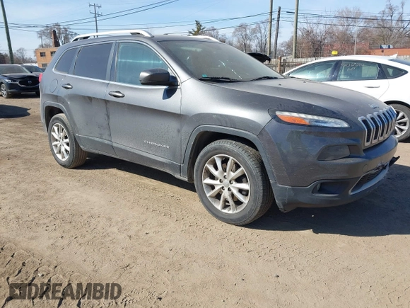 2015 Jeep Cherokee Limited with VIN 1C4PJMDS1FW533060, listed as a IAAI auction lot 41796305 with 199,175 mi miles and . Bid and sale history available at DreamBid. Image 1.