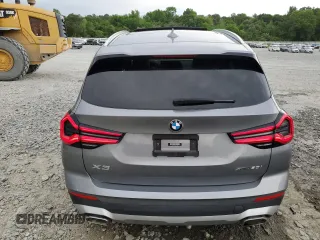 2023 BMW X3 xDrive30i with VIN 5UX53DP04P9S68659, listed as a Copart auction lot 54368385 with 26,650 mi miles and Salvage Title. Bid and sale history available at DreamBid. Image 6.
