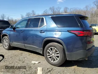 2022 Chevrolet Traverse LT Leather with VIN 1GNERHKW8NJ134324, listed as a Copart auction lot 45348315 with 59,419 mi miles and Salvage Title. Bid and sale history available at carsss.com. Image 2.