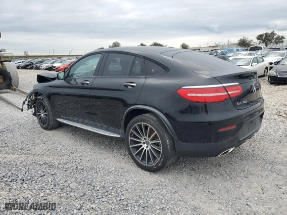 2018 Mercedes-Benz GLC with VIN WDC0J4KB2JF400671, listed as a Copart auction lot 44106725 with 70,948 mi miles and Salvage Title. Bid and sale history available at carsss.com. Image 2.