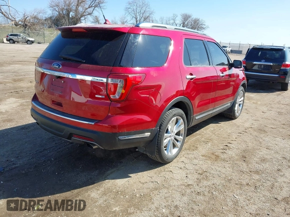 2019 Ford Explorer Limited with VIN 1FM5K8FHXKGB53406, listed as a IAAI auction lot 41906077 with 58,296 mi miles and . Bid and sale history available at carsss.com. Image 4.