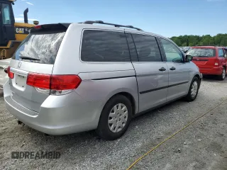 2010 Honda Odyssey LX with VIN 5FNRL3H25AB027316, listed as a Copart auction lot 57937805 with 181,551 mi miles and Salvage title. Bid and sale history available at DreamBid. Image 3.