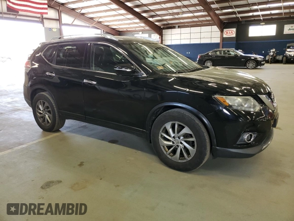 2015 Nissan Rogue SL with VIN 5N1AT2MV9FC817676, listed as a Copart auction lot 55464705 with 254,530 mi miles and Clean Title. Bid and sale history available at carsss.com. Image 4.