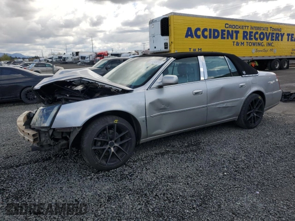 2006 Cadillac DTS 1SC z VIN 1G6KD57Y16U227899, wystawiony jako Copart lot #51848255 z przebiegiem Nie podano mil oraz Szkoda całkowita • Salvage title. Historia ofert i sprzedaży dostępna na DreamBid. Obrazek 1.