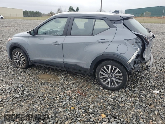 2021 Nissan Kicks SV with VIN 3N1CP5CV0ML470067, listed as a Copart auction lot 45164195 with 35,166 mi miles and Salvage Title. Bid and sale history available at DreamBid. Image 2.