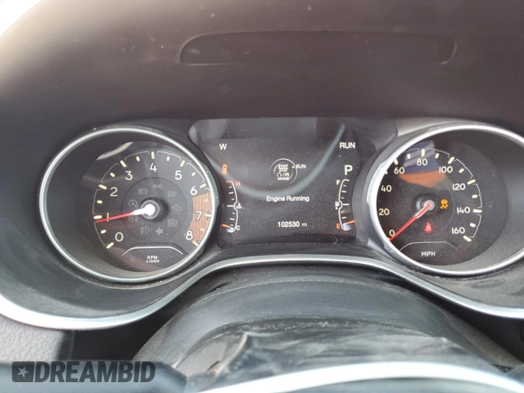 2019 Jeep Compass Sport with VIN 3C4NJCABXKT613530, listed as a Copart auction lot 57901865 with 102,530 mi miles and Salvage title. Bid and sale history available at DreamBid. Image 9.