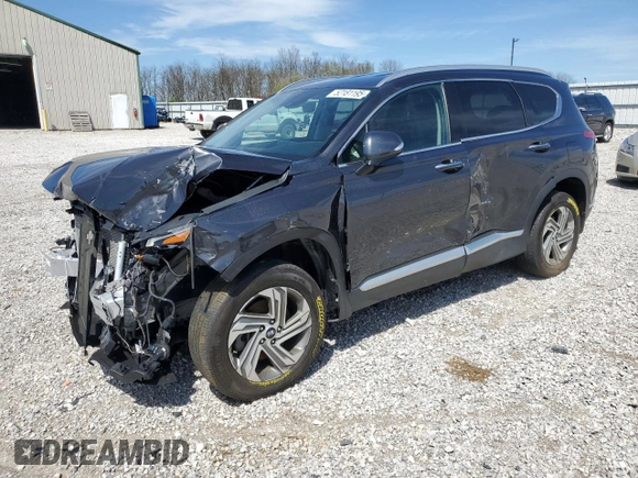 2022 Hyundai Santa Fe SEL z VIN 5NMS6DAJ9NH410504, wystawiony jako Copart lot #52181195 z przebiegiem 25 733 mil mil oraz Szkoda całkowita • Salvage title. Historia ofert i sprzedaży dostępna na DreamBid. Obrazek 1.