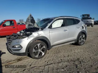 2017 Hyundai Tucson Limited with VIN KM8J3CA23HU388371, listed as a Copart auction lot 46990785 with 100,617 mi miles and Clean Title. Bid and sale history available at carsss.com. Image 1.