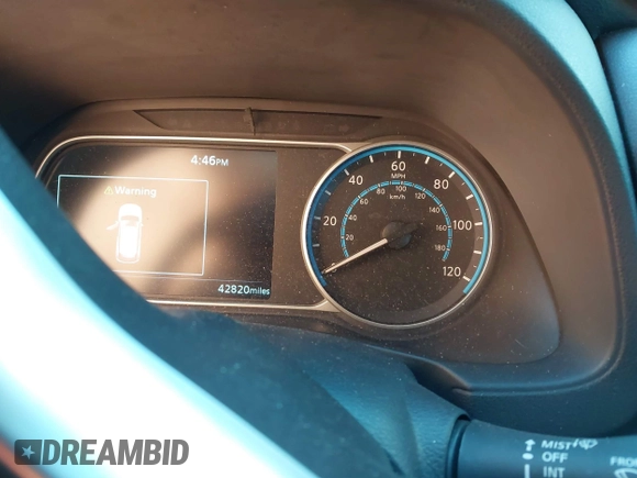 2021 Nissan LEAF SV with VIN 1N4AZ1CVXMC553479, listed as a IAAI auction lot 41452391 with 42,820 mi miles and . Bid and sale history available at DreamBid. Image 7.