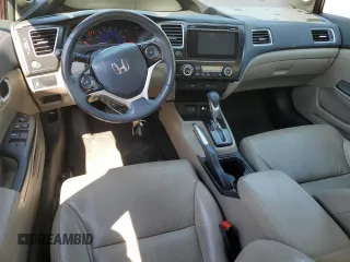 2015 Honda Civic Sedan EX-L with VIN 19XFB2F90FE034994, listed as a Copart auction lot 50828665 with 204,042 mi miles and Salvage Title. Bid and sale history available at carsss.com. Image 8.