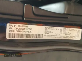 2021 Jeep Grand Cherokee Limited z VIN 1C4RJFBG9MC677585, wystawiony jako Copart lot #53673655 z przebiegiem 42 837 mil mil oraz Szkoda całkowita • Salvage title. Historia ofert i sprzedaży dostępna na DreamBid. Obrazek 14.
