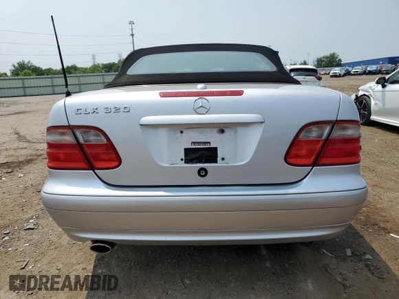 2002 Mercedes-Benz CLK 320/430 z VIN WDBLK65G52T115953, wystawiony jako Copart lot #59510165 z przebiegiem 129 612 mil mil oraz Czysty tytuł • Clean title. Historia ofert i sprzedaży dostępna na DreamBid. Obrazek 6.