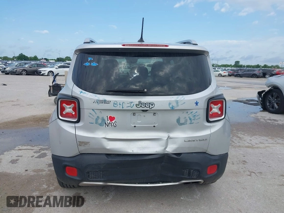 2015 Jeep Renegade Limited with VIN ZACCJADT5FPB78882, listed as a IAAI auction lot 42299074 with 137,089 mi miles and . Bid and sale history available at DreamBid. Image 17.