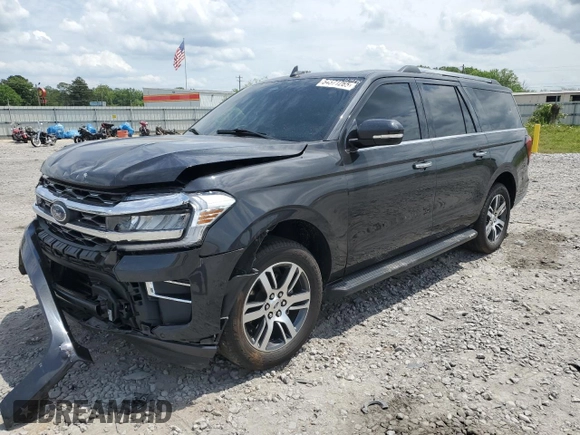 2023 Ford Expedition Max Limited with VIN 1FMJK2A86PEA06599, listed as a Copart auction lot 54371265 with 36,286 mi miles and Salvage title. Bid and sale history available at DreamBid. Image 1.