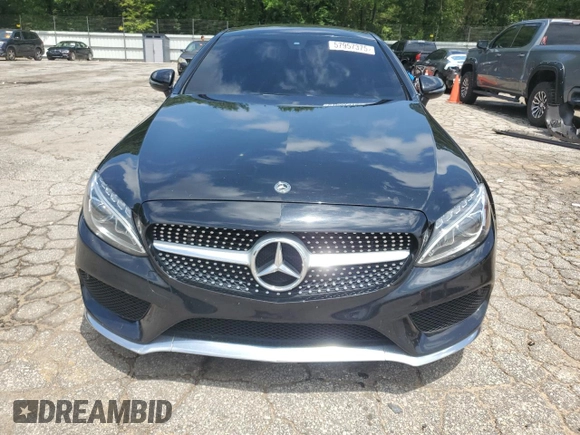 2018 Mercedes-Benz C 300 with VIN WDDWJ4KB6JF704074, listed as a Copart auction lot 57957375 with 97,267 mi miles and Salvage title. Bid and sale history available at DreamBid. Image 5.