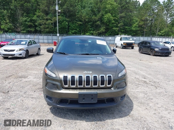 2015 Jeep Cherokee Sport with VIN 1C4PJLAB0FW660722, listed as a IAAI auction lot 42480650 with 272,396 mi miles and . Bid and sale history available at DreamBid. Image 12.