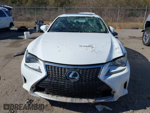 2015 Lexus RC 350 F Sport with VIN JTHHE5BC0F5004911, listed as a IAAI auction lot 41360291 with Not provided miles and . Bid and sale history available at DreamBid. Image 11.