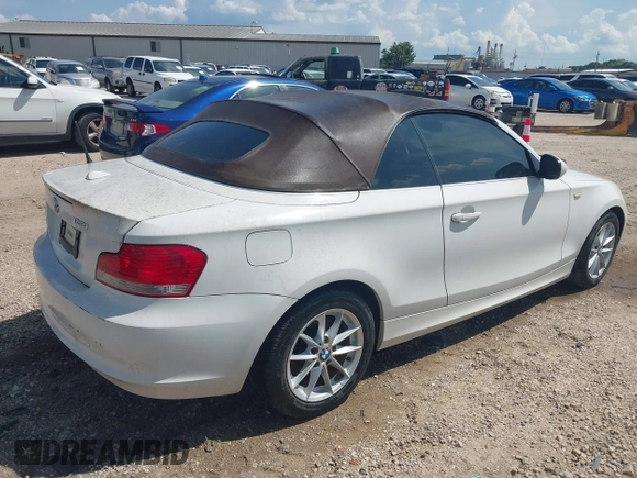 2011 BMW 1 Series 128i with VIN WBAUL7C50BVM81279, listed as a IAAI auction lot 42762091 with 193,062 mi miles and . Bid and sale history available at DreamBid. Image 4.