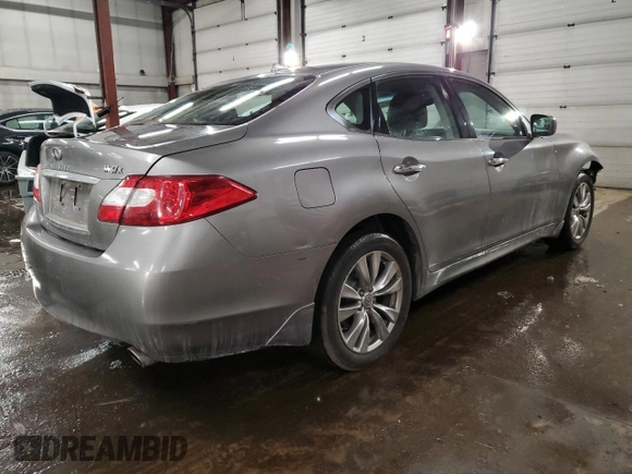 2011 Infiniti M with VIN JN1BY1AR1BM376791, listed as a Copart auction lot 43964725 with 190,460 mi miles and Salvage Title. Bid and sale history available at DreamBid. Image 3.