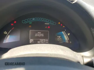2014 Nissan LEAF SV with VIN 1N4AZ0CP9EC333618, listed as a Copart auction lot 54352175 with 72,973 mi miles and Salvage title. Bid and sale history available at DreamBid. Image 9.