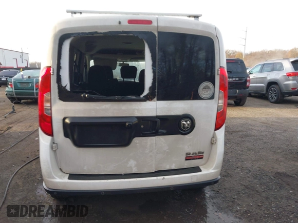 2018 Ram ProMaster City Cargo Van Tradesman SLT with VIN ZFBERFBB7J6H77745, listed as a IAAI auction lot 40864789 with 179,657 mi miles. Bid and sale history available at carsss.com. Image 16.