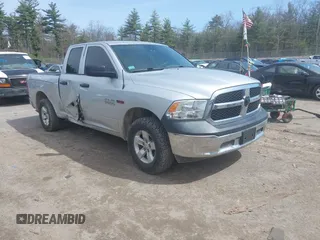 2015 Ram 1500 Tradesman with VIN 1C6RR6FM6FS500369, listed as a IAAI auction lot 42067303 with 110,122 mi miles and . Bid and sale history available at DreamBid. Image 1.