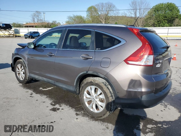 2012 Honda CR-V EX-L with VIN 5J6RM4H7XCL007393, listed as a Copart auction lot 52378715 with 126,002 mi miles and Salvage Title. Bid and sale history available at carsss.com. Image 2.