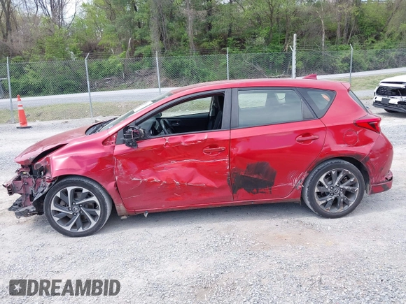 2018 Toyota Corolla iM with VIN JTNKARJE7JJ573943, listed as a IAAI auction lot 42080333 with 99,860 mi miles. Bid and sale history available at carsss.com. Image 14.